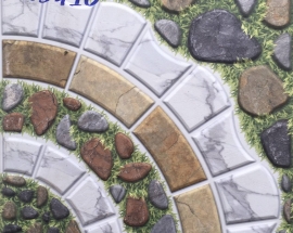 3 nguyên tắc chọn gạch ốp chân tường sân vườn đẹp