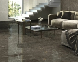 Không gian sang trọng nhờ ốp lát gạch lát nền phòng khách cao cấp