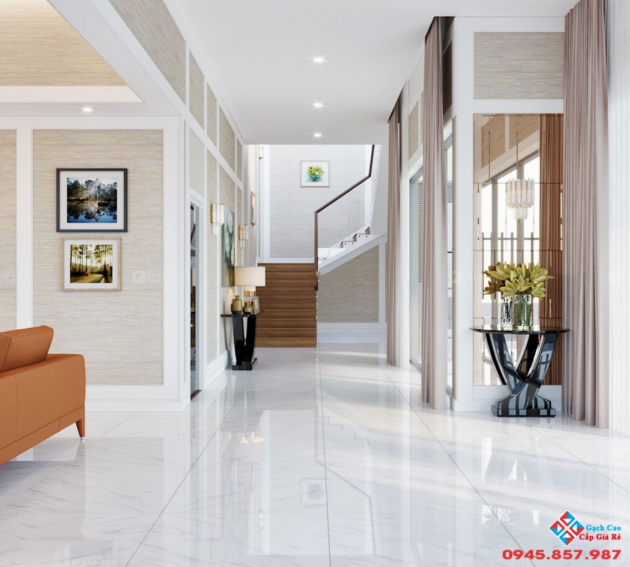 gạch lát nền đẹp giá rẻ