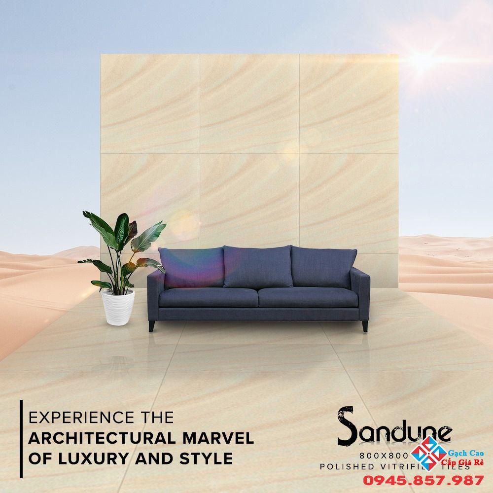 Gạch lát nền phòng khách 80x80
