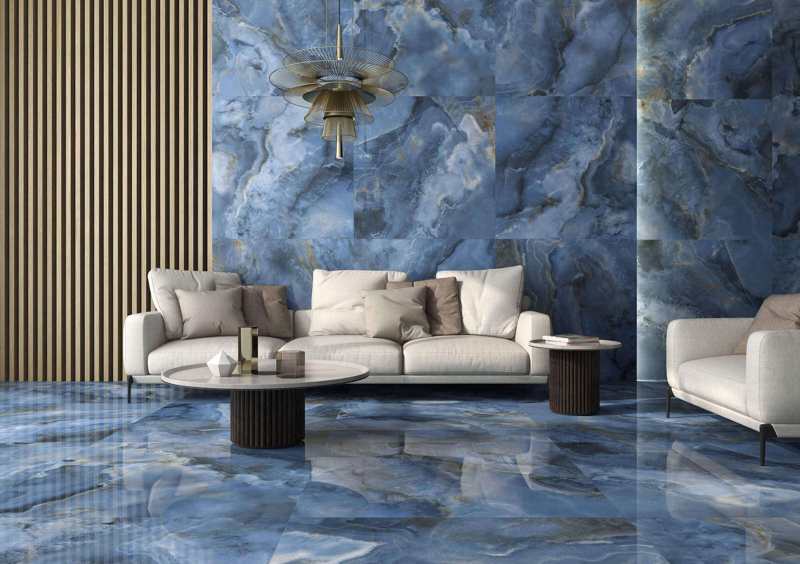 Gạch Ốp Tường Phòng Khách Khổ Lớn