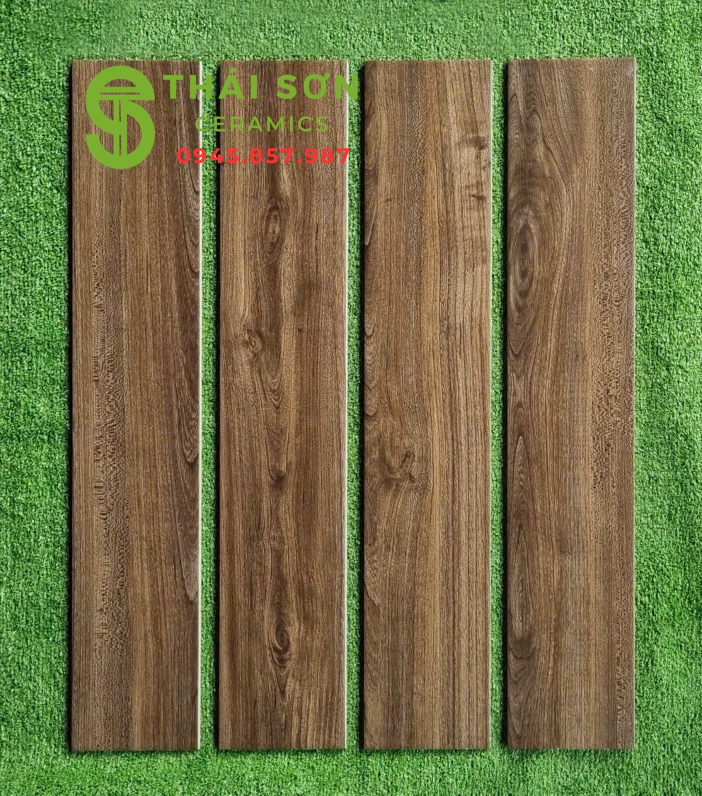 Gạch trung quốc vân giả gỗ 15x80 lát nền phòng khách đẹp