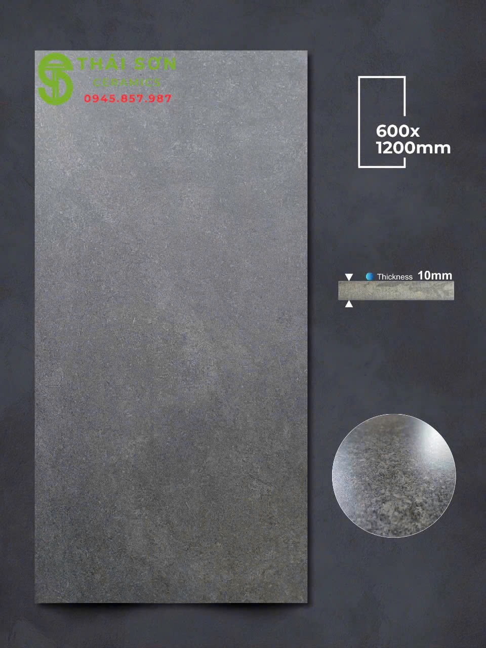 Gạch lát nền 60x120 apodio mờ tinh thể màu xám vân tự nhiên