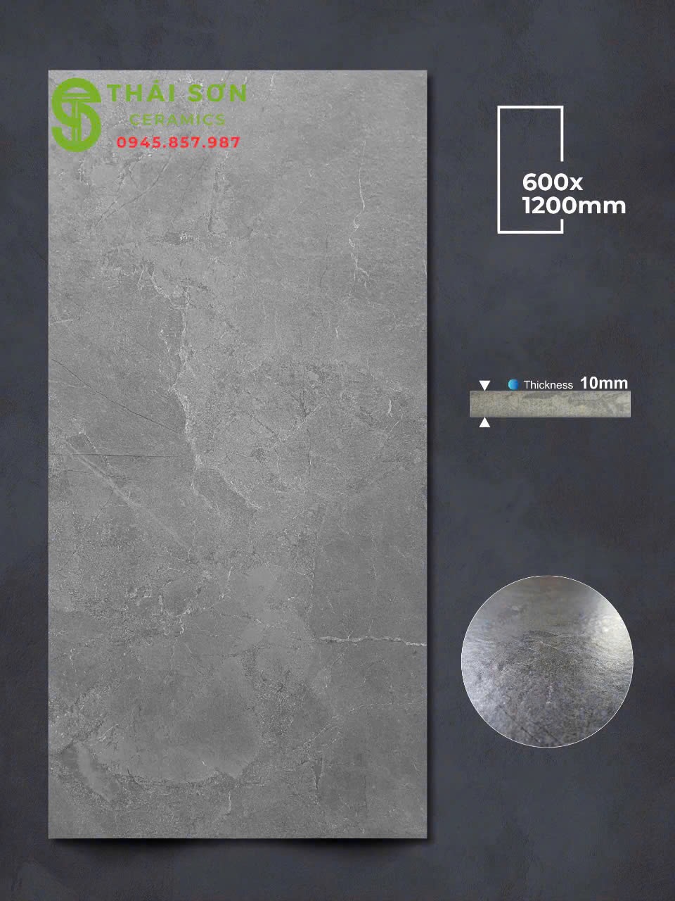 Gạch lát nền 60x120 apodio mờ tinh thể xám đá vân tự nhiên