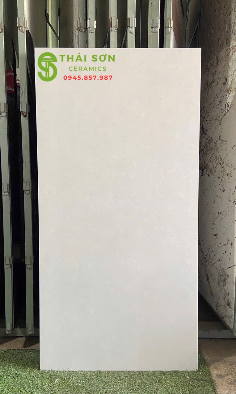 Gạch đá mờ màu xám xi măng nhạt 60x120 lát nền tasa