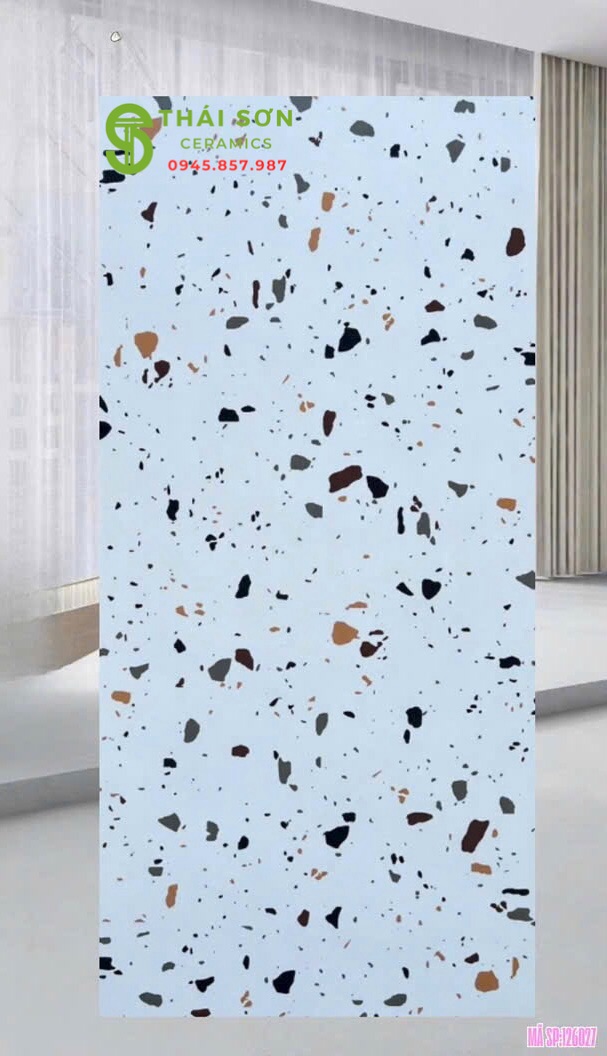 Gạch ốp tường 60x120 terrazzo matt mờ trung quốc