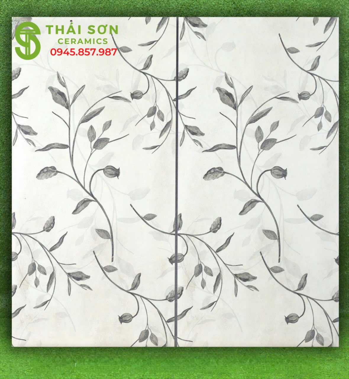 Gạch ốp vách tivi 60x120 trang trí ấn độ cao cấp