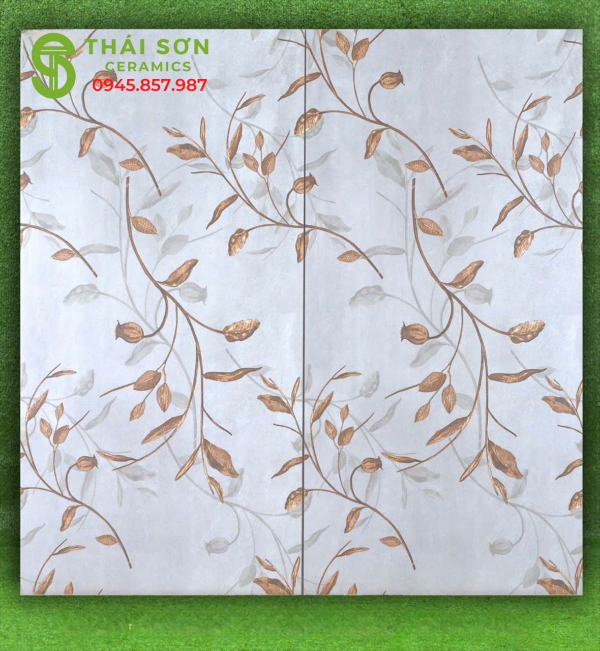 Gạch ốp tường 60x120 hoa văn trang trí điểm nhấn đẹp