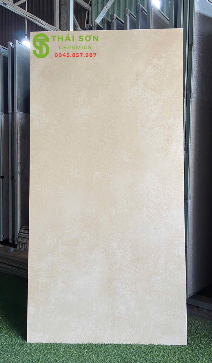 Gạch ấn độ 80x160 lát nền baby skin màu vàng da bò