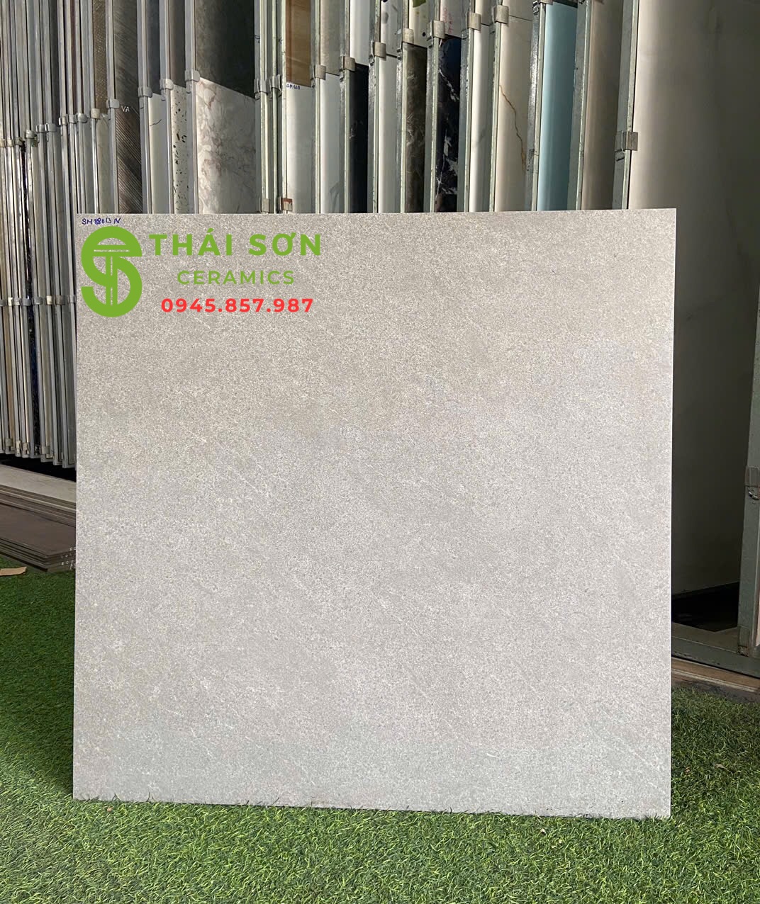 Gạch lát nền màu xám 80x80 việt ý cao cấp Củ Chi