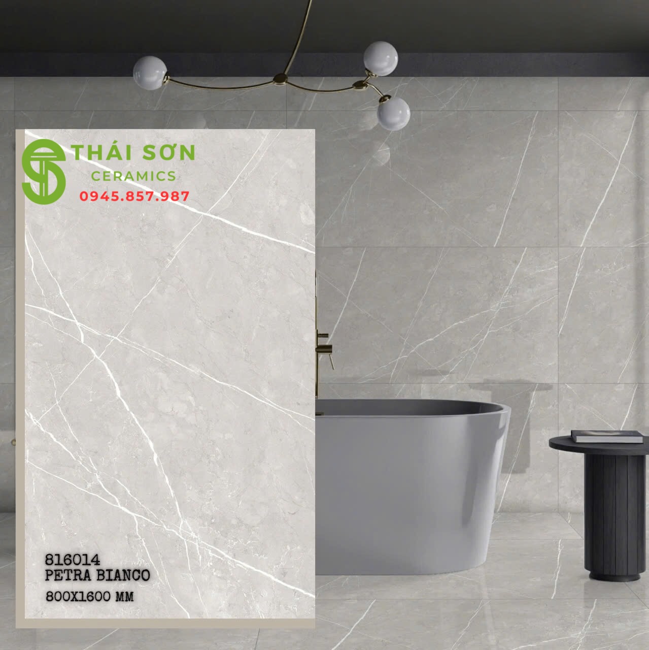 Gạch lát nền 80x160 bóng kiếng ấn độ màu xám vân cao cấp