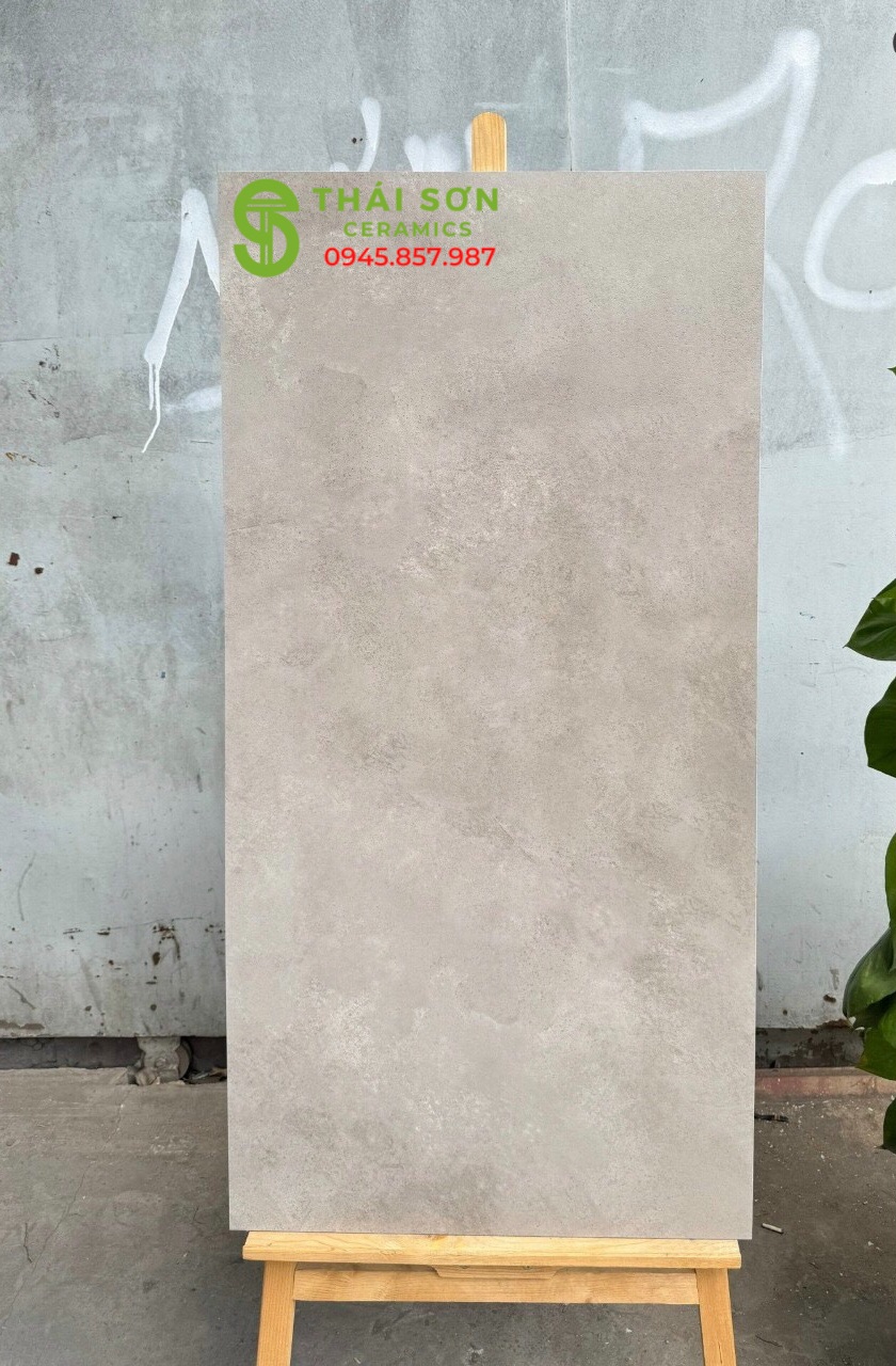 Gạch xám xi măng mờ 60x120 ốp lát cao cấp