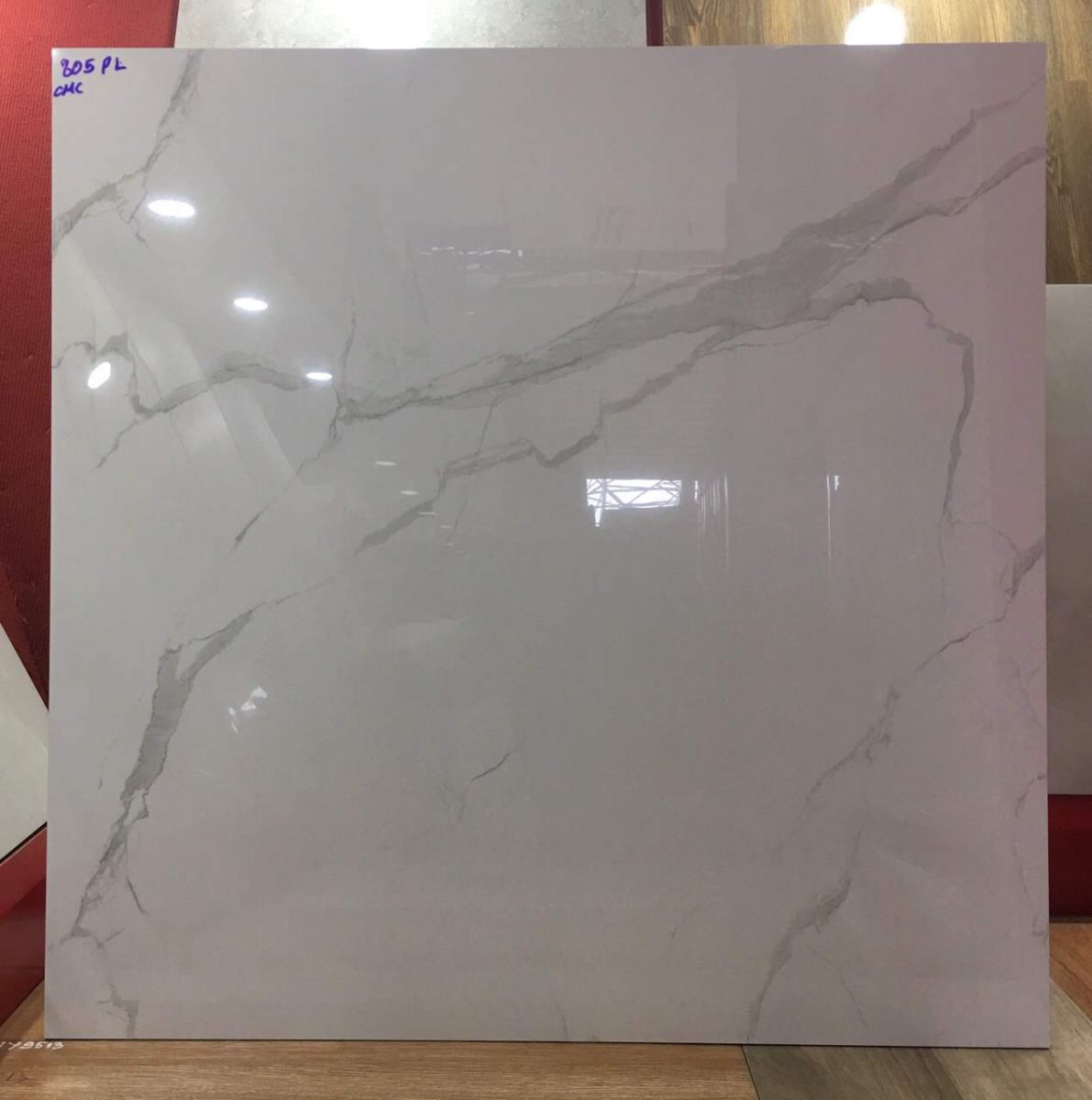 Đá lát nền 80x80 trắng mây