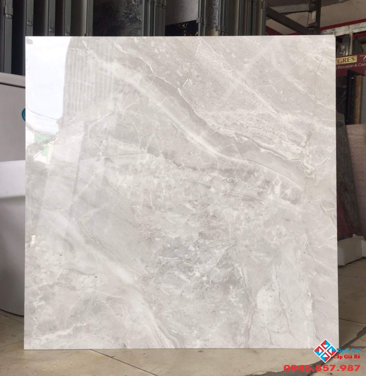 gạch 60x60 bóng kiếng xám