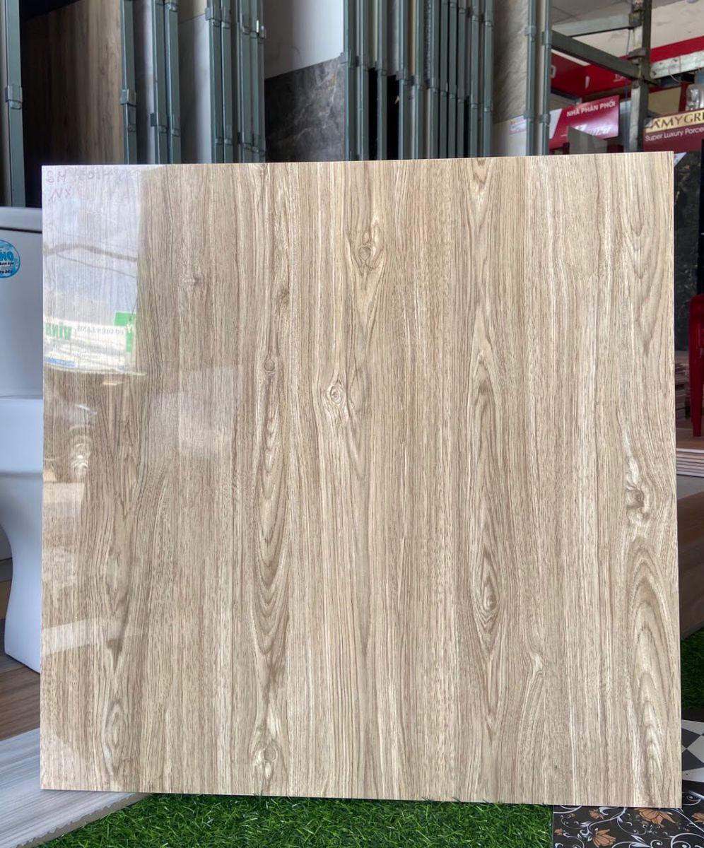 gạch bóng kiếng 60x60 giả gỗ giá rẻ
