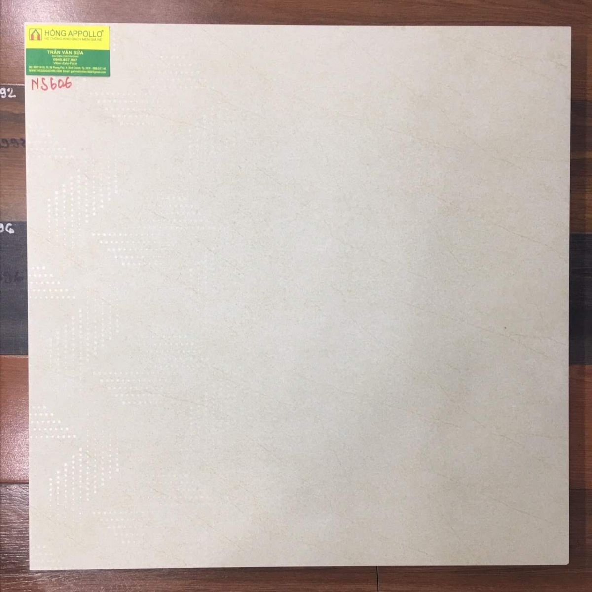 gạch cao cấp 60x60 kem mờ