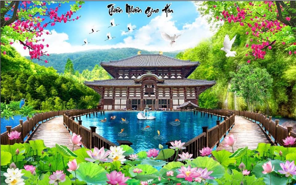 gạch tranh thiên nhiên đẹp