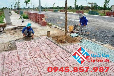gạch vỉa hè 40x40 giá rẻ