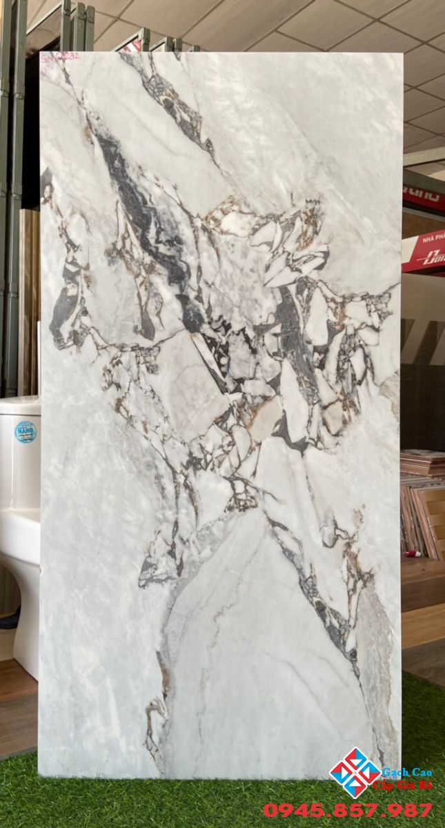 gạch ấn độ 60x120 bóng vân marble