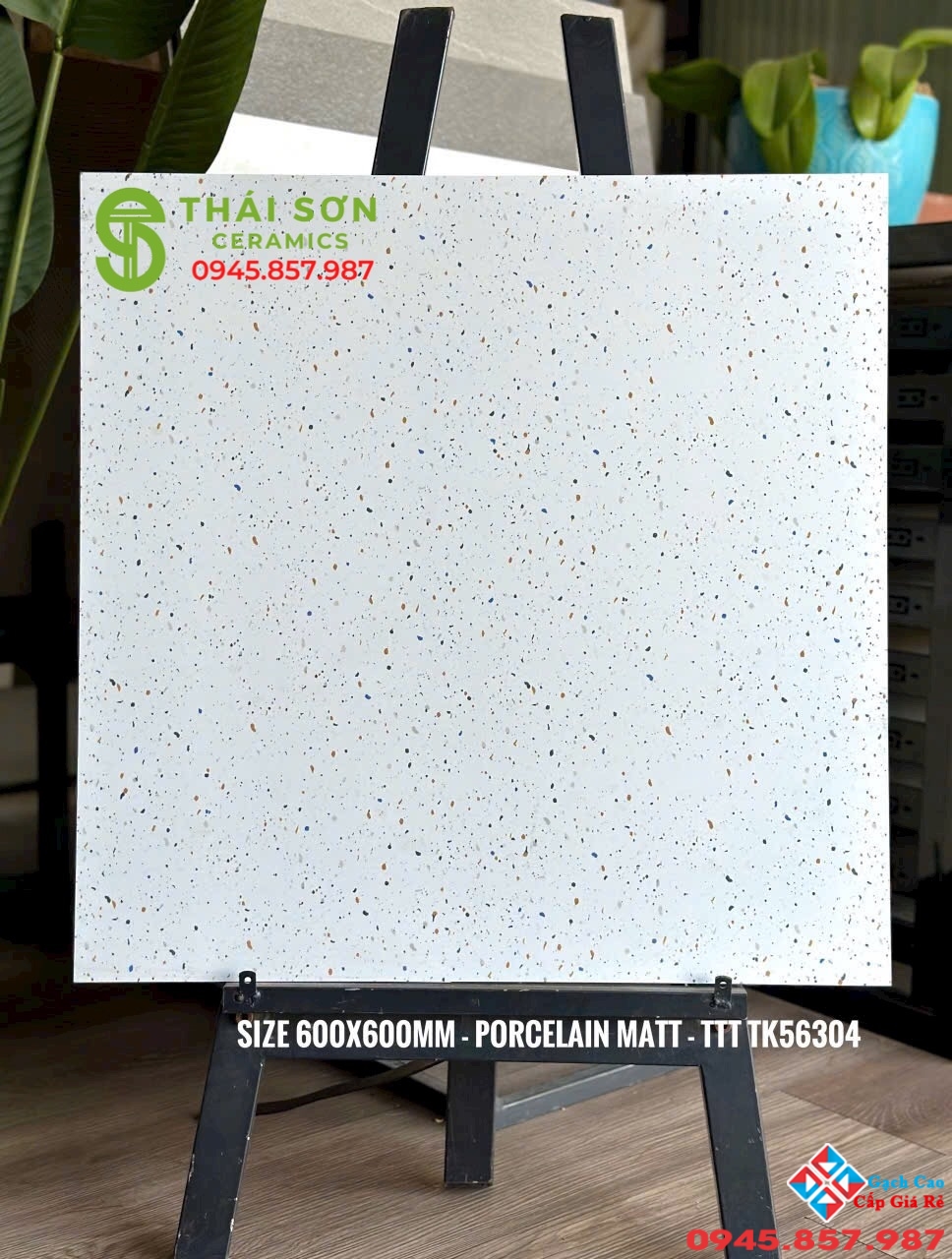 Gạch terrazzo 60x60 matt mờ cao cấp