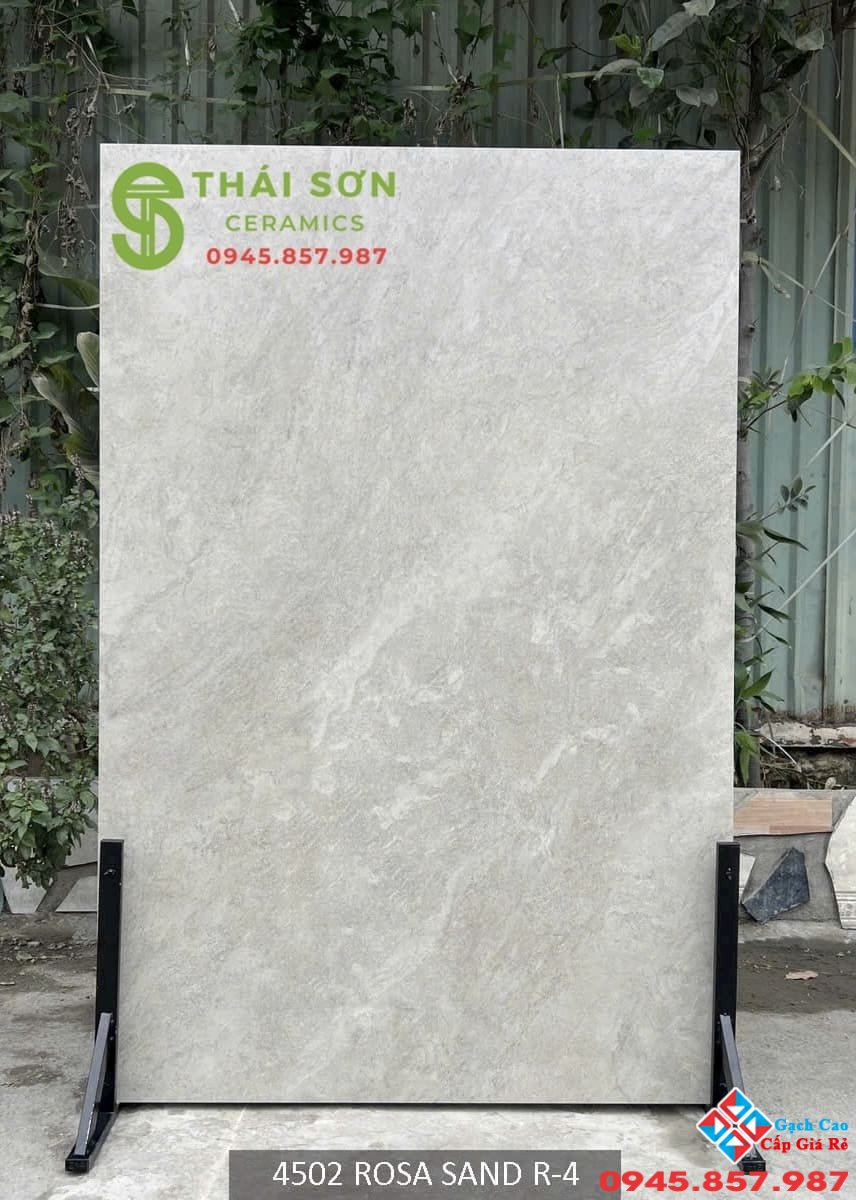 Gạch 120x180 matt lát nền màu xám khói vân đá