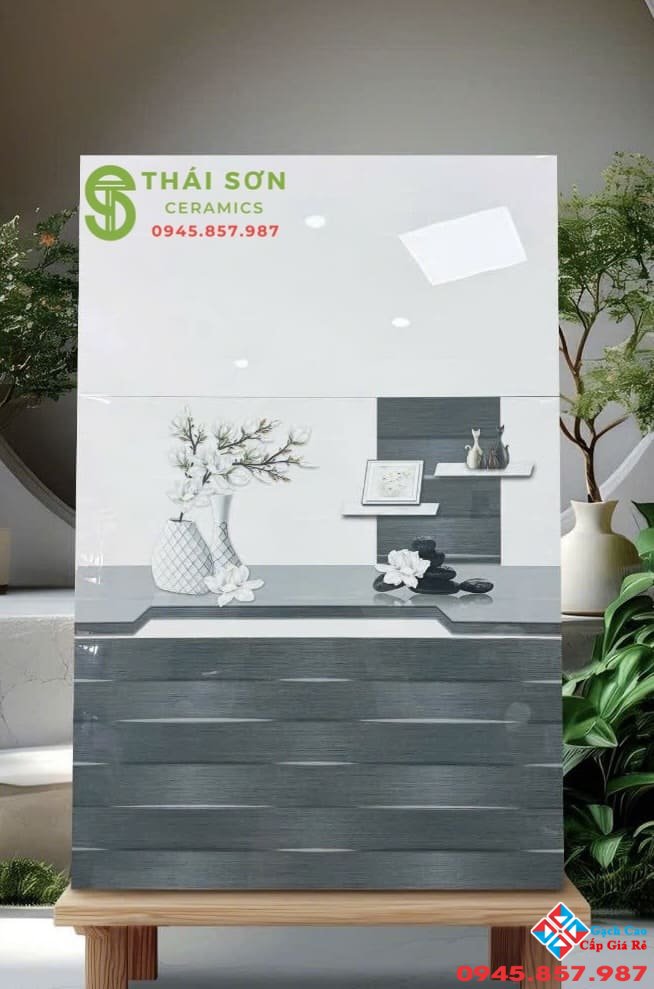 Gạch ốp tường 30x60 bóng kiếng bộ đậm nhạt hà thanh