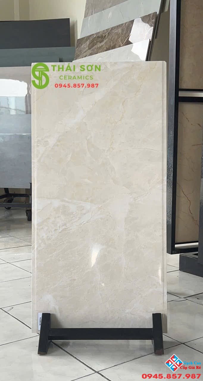 Gạch ốp tường 40x80 men bóng trung quốc vân đá cẩm thạch hoàng gia
