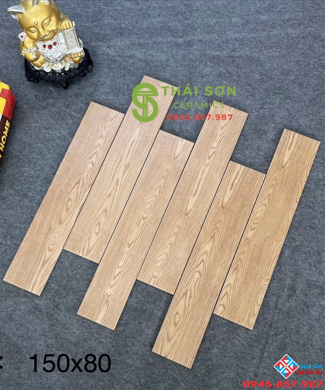 Gạch gỗ trung quốc 15x80 lát nền nhà đẹp