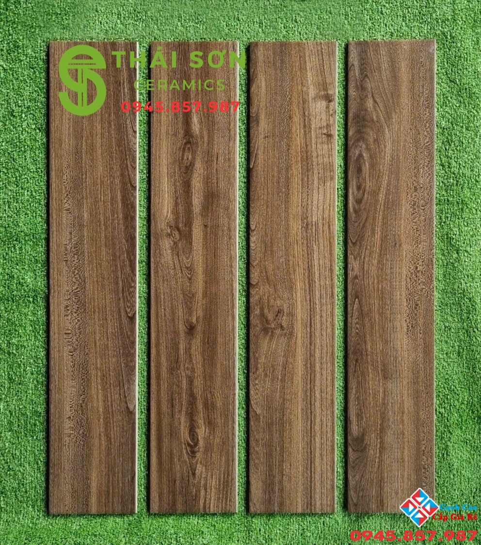 Gạch trung quốc vân giả gỗ 15x80 lát nền phòng khách đẹp