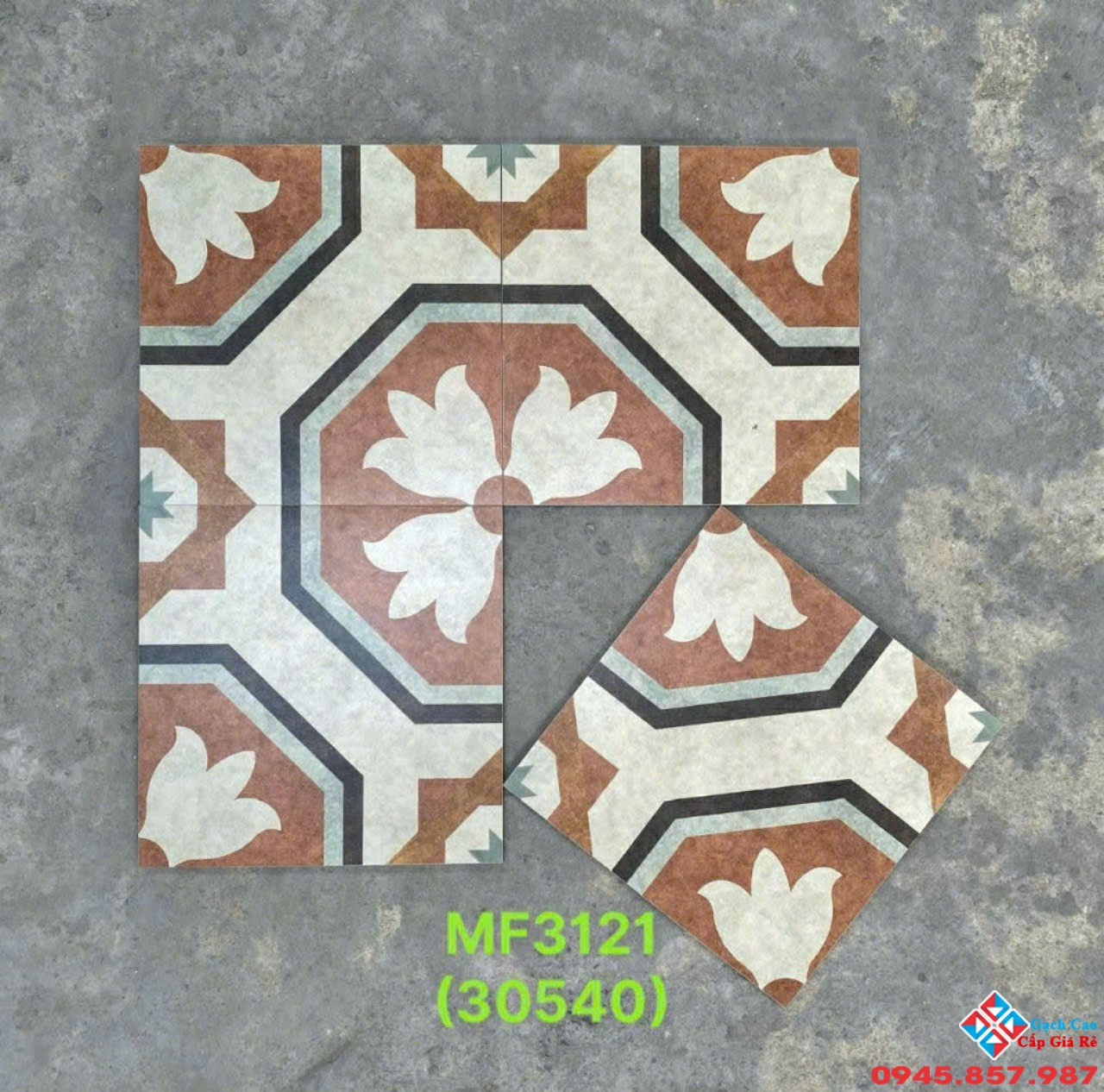 Gạch lát nền 30x30 trung quốc bông cổ cao cấp