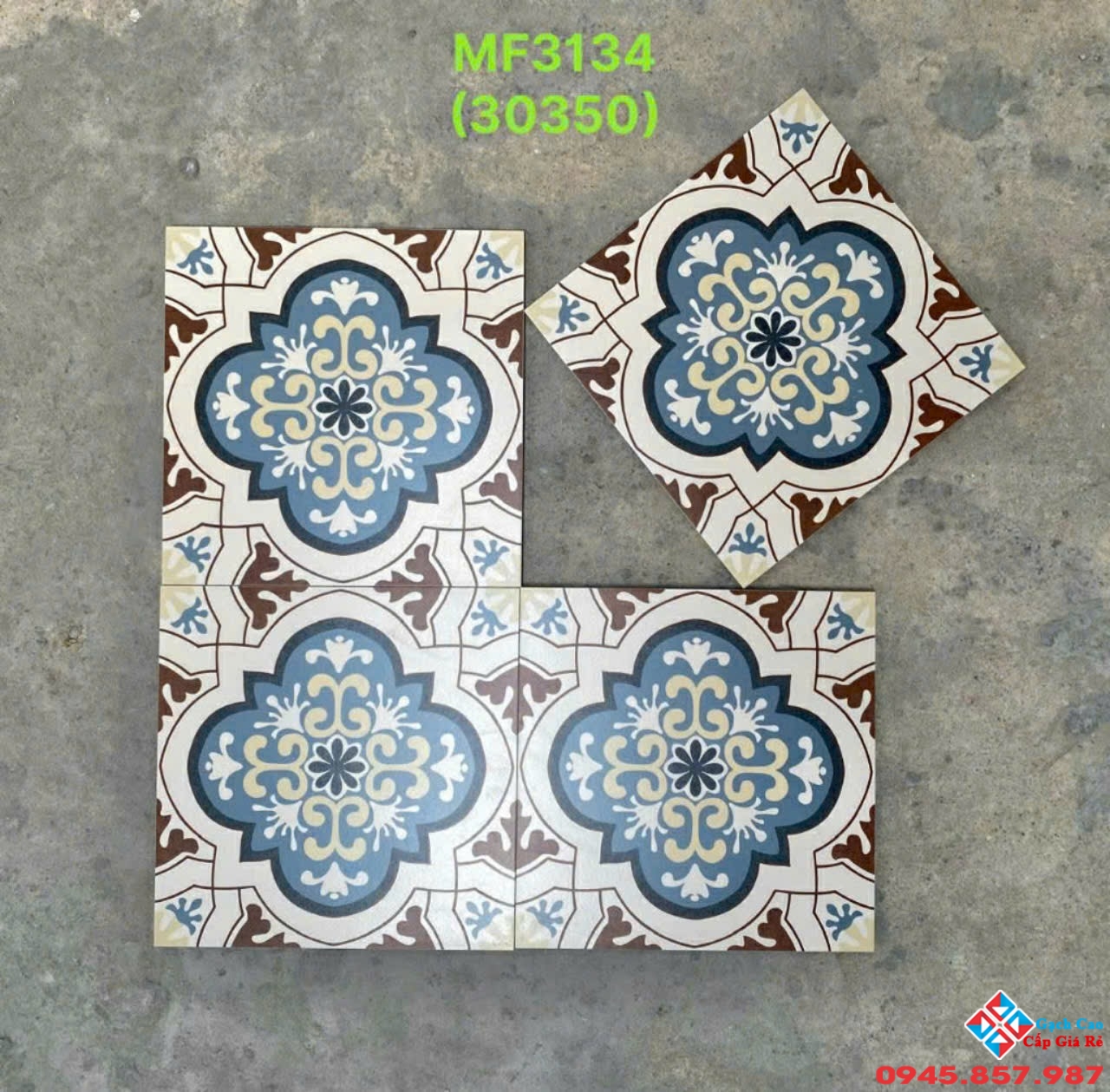 Gạch bông ốp lát trung quốc 30x30 họa tiết sang trọng