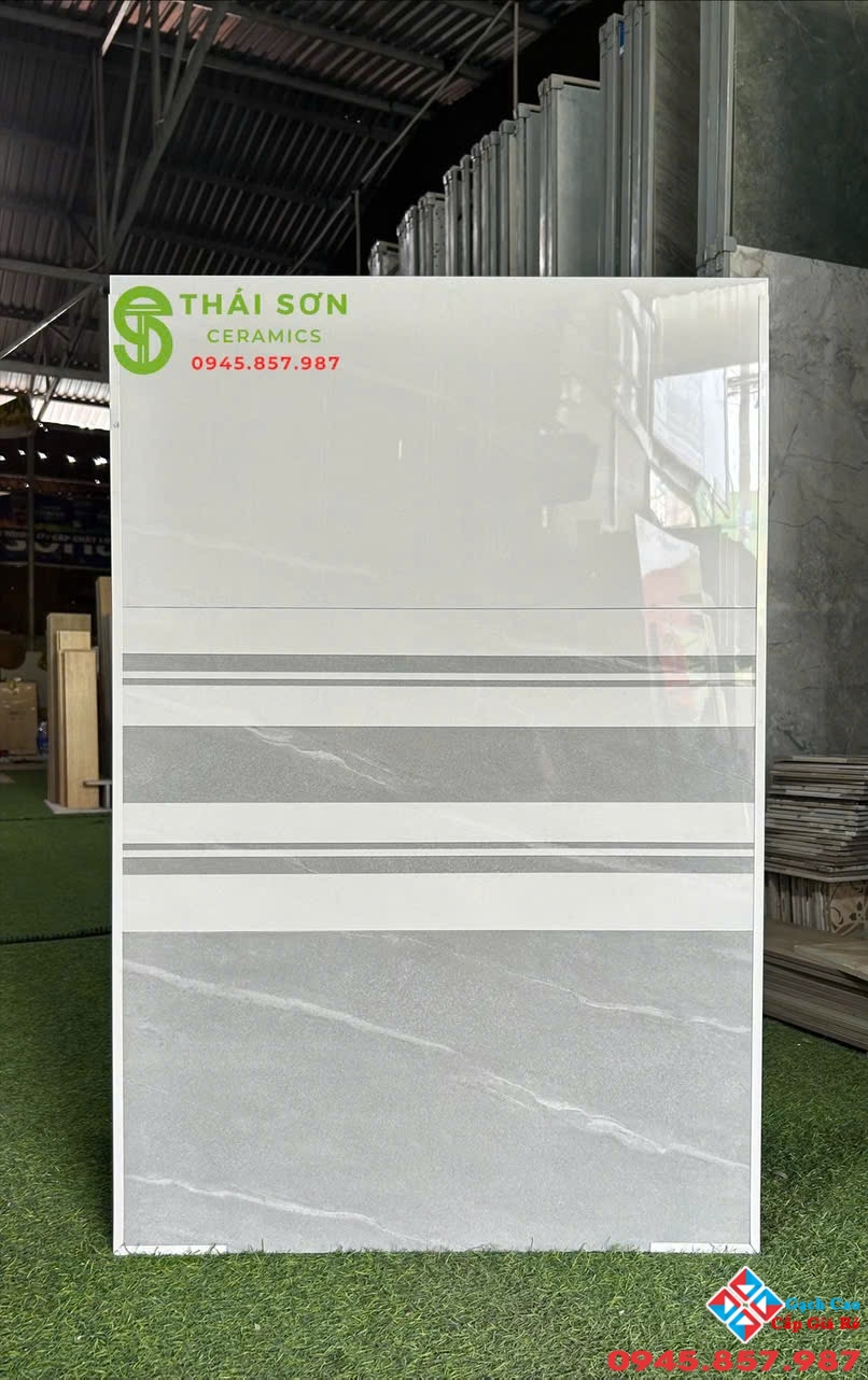 Gạch hà thanh 30x60 bộ đậm nhạt xám bóng kiếng