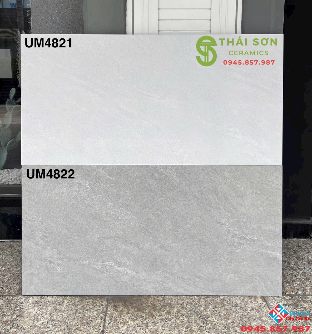 Gạch ốp tường phòng khách 40x80 viglacera matt mịn cao cấp