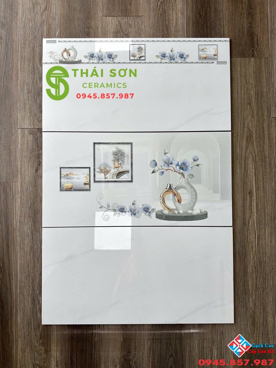 Gạch bóng kiếng 40x80 cmc ốp tường trắng vân mây giá rẻ