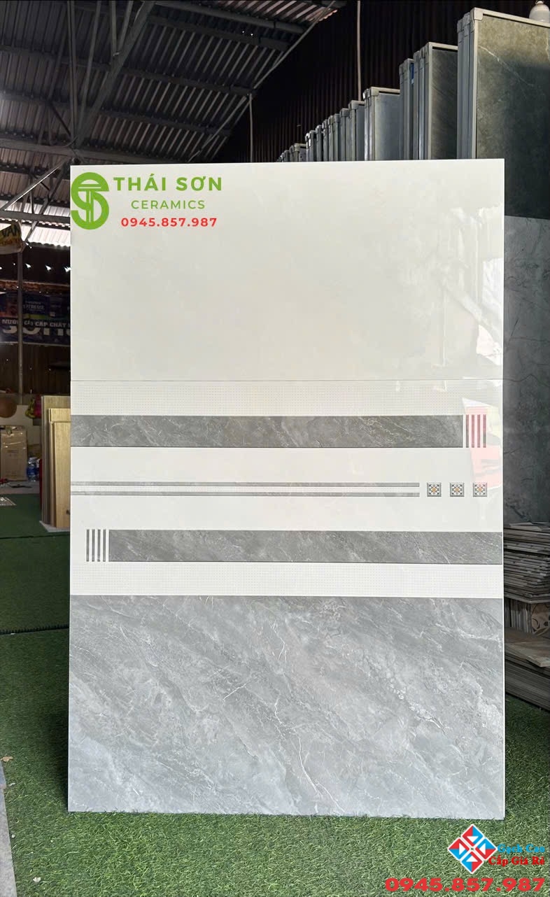 Gạch bóng kiếng 40x80 màu xám vitto hoàn mỹ bộ đậm nhạt