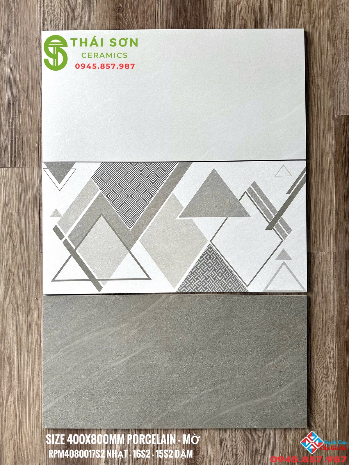 Gạch cmc ốp tường 40x80 matt mờ tông xám đậm nhạt