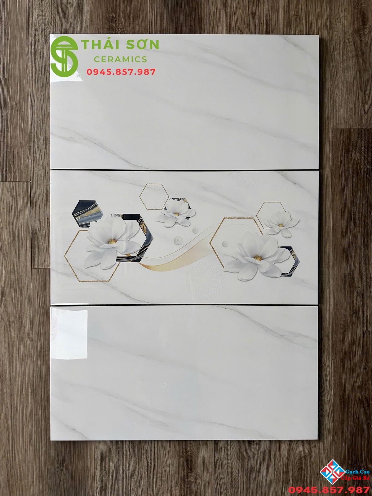 Gạch bóng kiếng cmc 40x80 ốp tường màu trắng vân mây