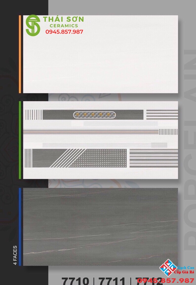 Gạch tasa bóng kiếng 40x80 ốp tường đậm nhạt