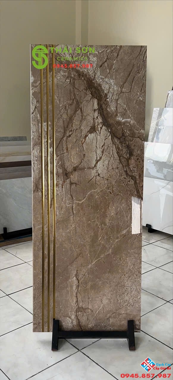 Gạch cầu thang 47x120 trung quốc màu xám nâu cà fe