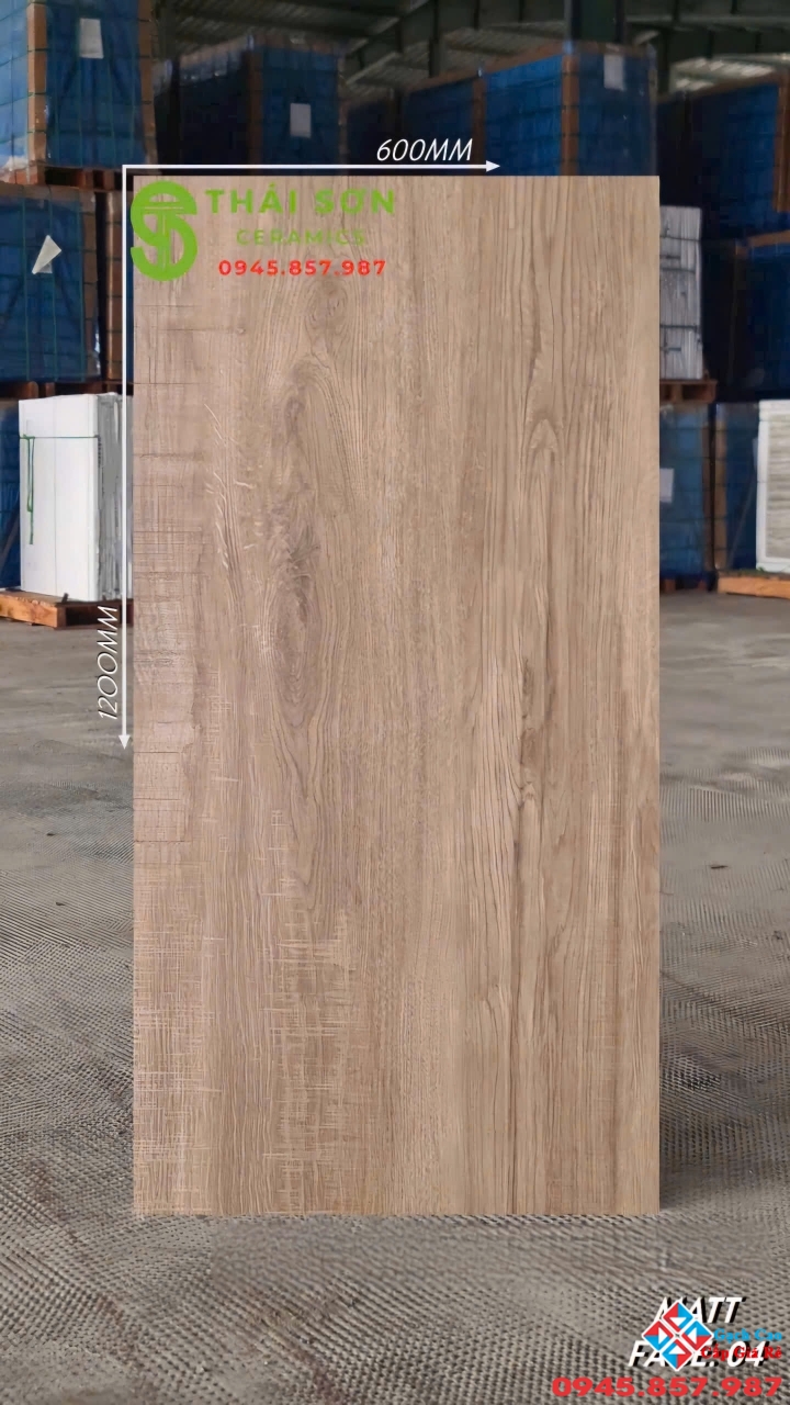 Gạch vân gỗ matt mờ 60x120 ấn độ lát nền cao cấp