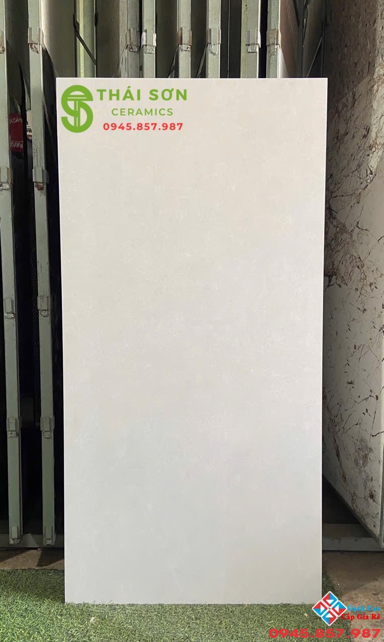 Gạch đá mờ màu xám xi măng nhạt 60x120 lát nền tasa