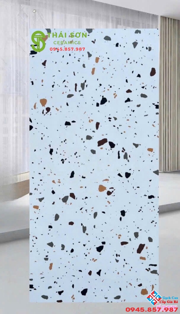 Gạch ốp tường 60x120 terrazzo matt mờ trung quốc