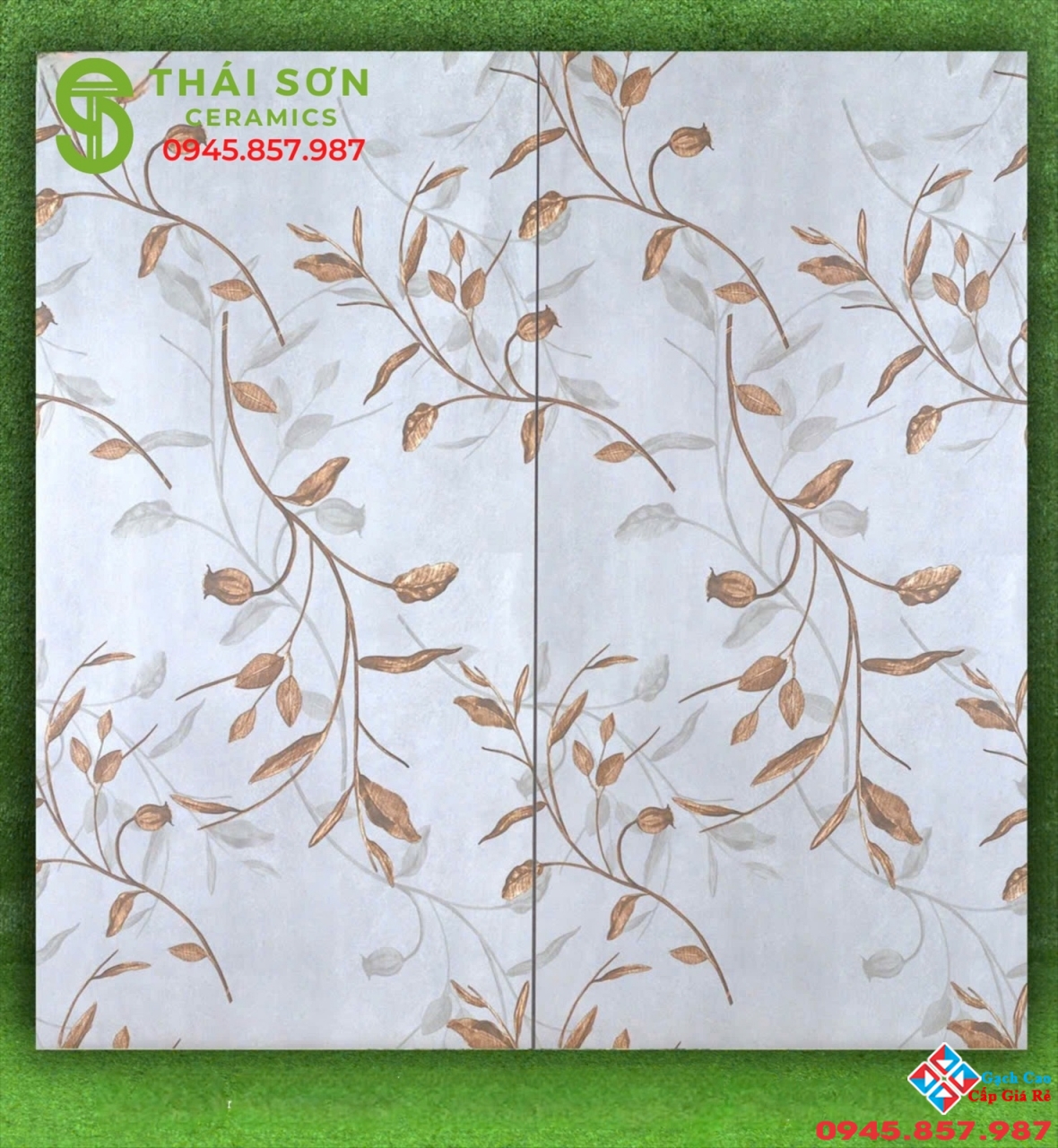 Gạch ốp tường 60x120 hoa văn trang trí điểm nhấn đẹp