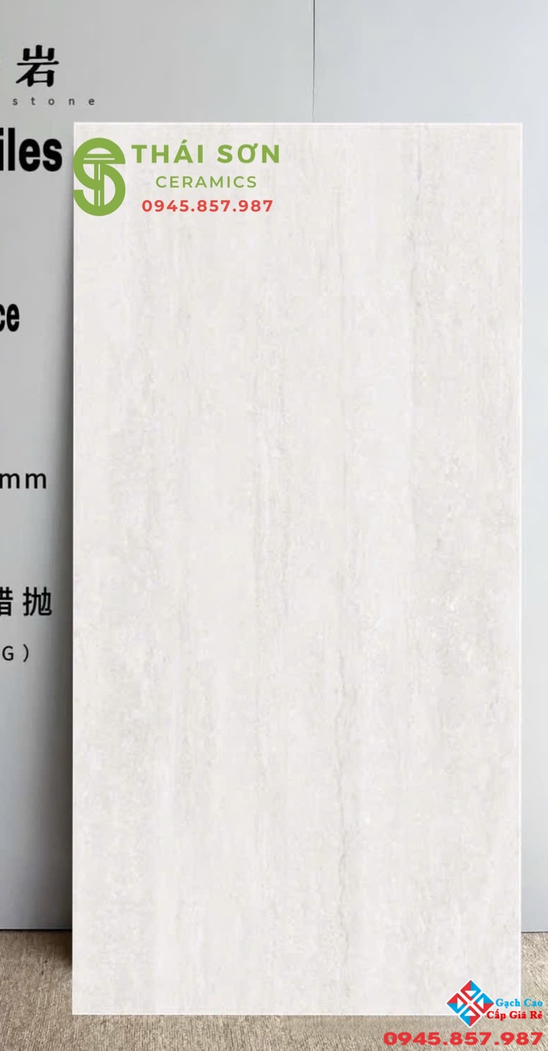 Gạch trung quốc 60x120 lát nền travertine matt mịn