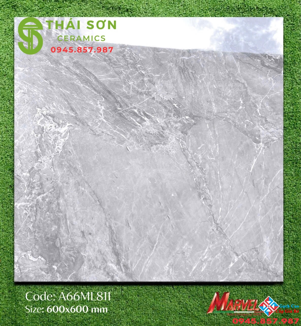Gạch apodio 60x60 lát nền nhà phố xám vân đá