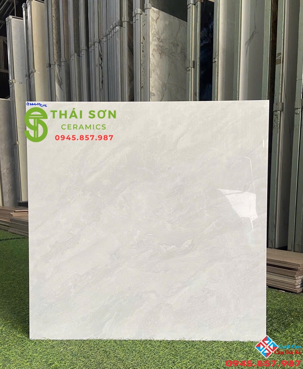 Gạch cmc màu xám bóng kiếng 60x60 lát nền nhà phố