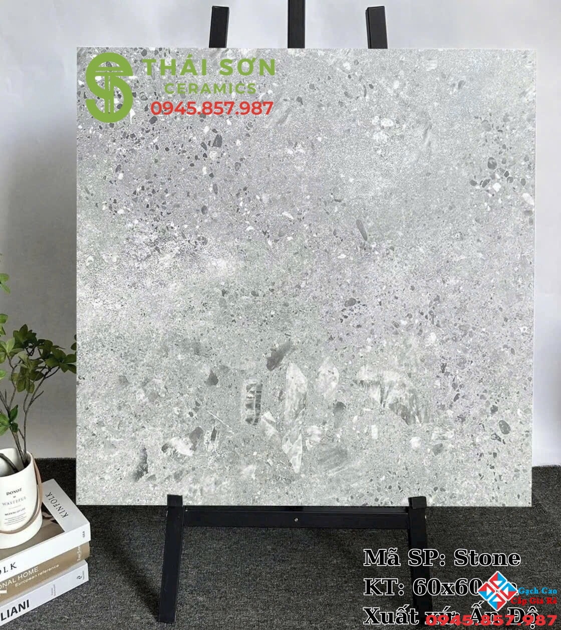 Gạch terrazzo lát nền ấn độ 60x60 đá mờ cao cấp