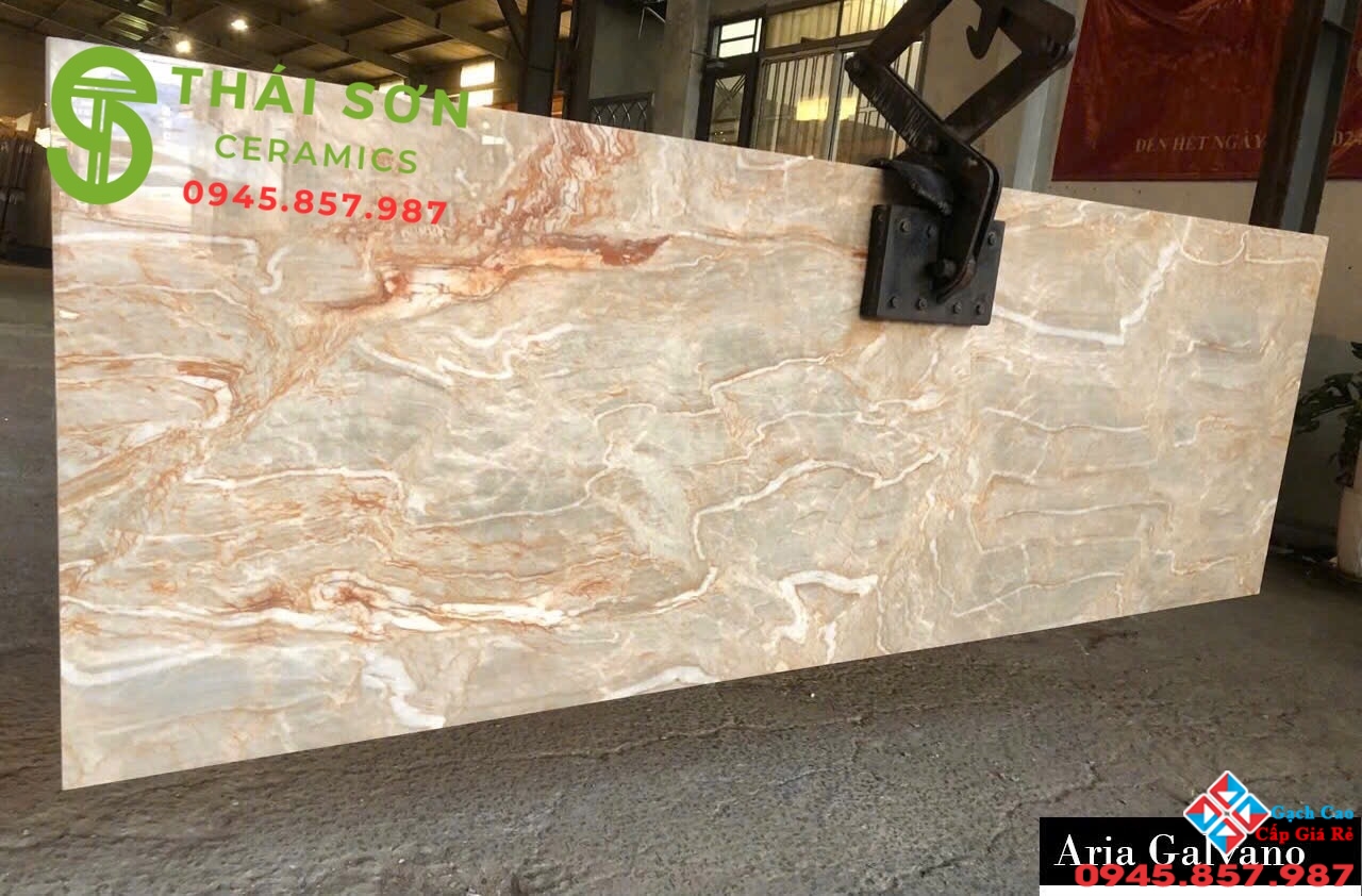 Gạch ốp lát mặt tiền khổ lớn 80x240 bóng kiếng ấn độ