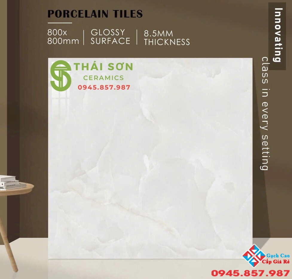 Gạch lát nền 80x80 siêu bóng vân đá nhập khẩu đẹp