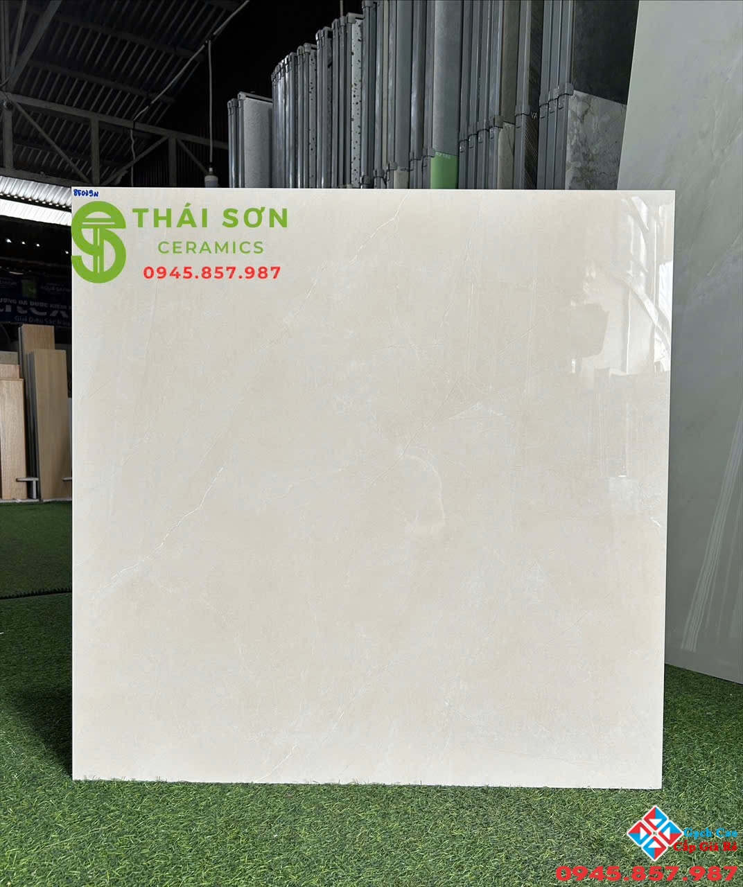 Gạch catalan 80x80 lát nền mà kem beige nhạt